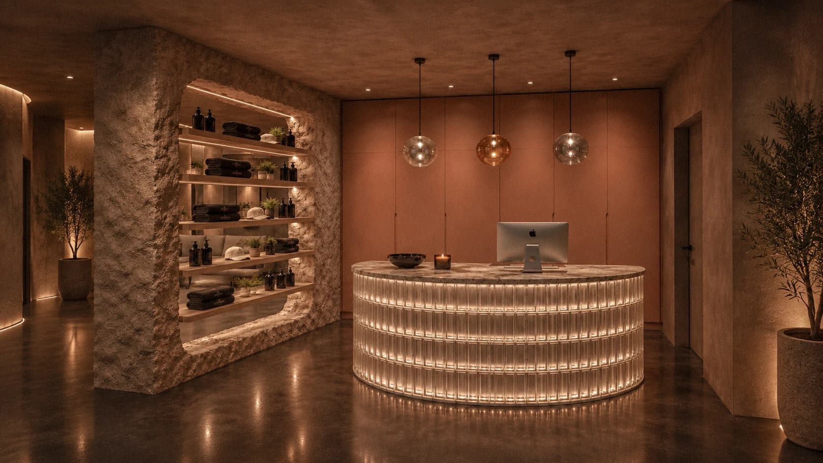 The reception area at Icebreak